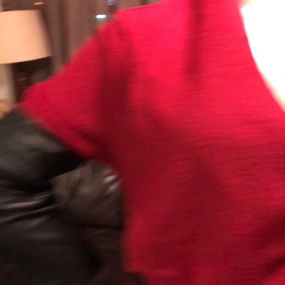 B.B. Dakota Red Flyaway  Sweater Jacket Sz 1X - Picture 6 of 7